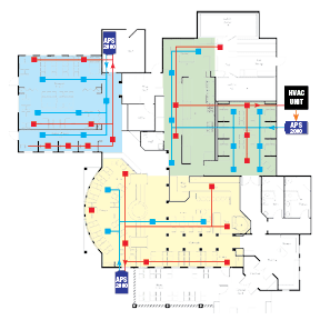 UVC Air Purifying System Restaurant Example